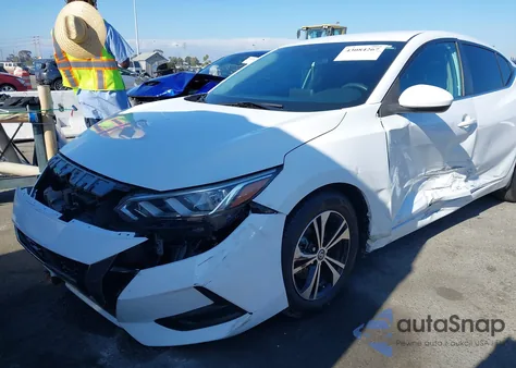 2021 Nissan Sentra Sv Xtronic Cvt z USA, uszkodzony, nr VIN 3N1AB8CV5MY290741